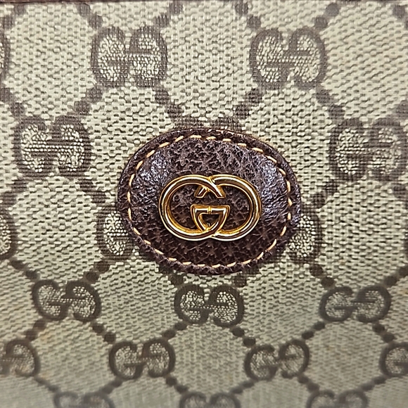 Authentic Gucci Monogram Classic Satchel Vintage Handbag Purse Authentic - Picture 4 of 17